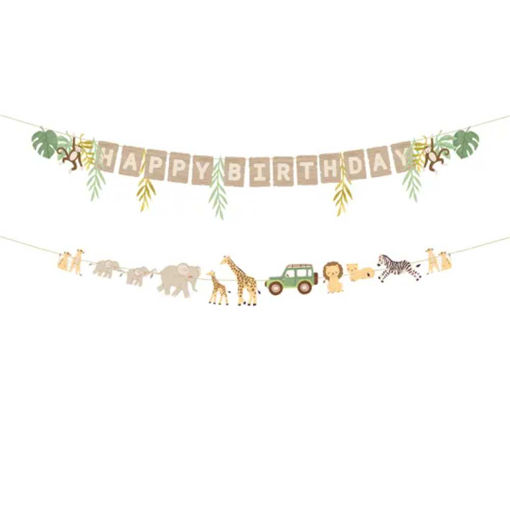 Picture of BANNER HAPPY BIRTHDAY SAFARI 1.8M
